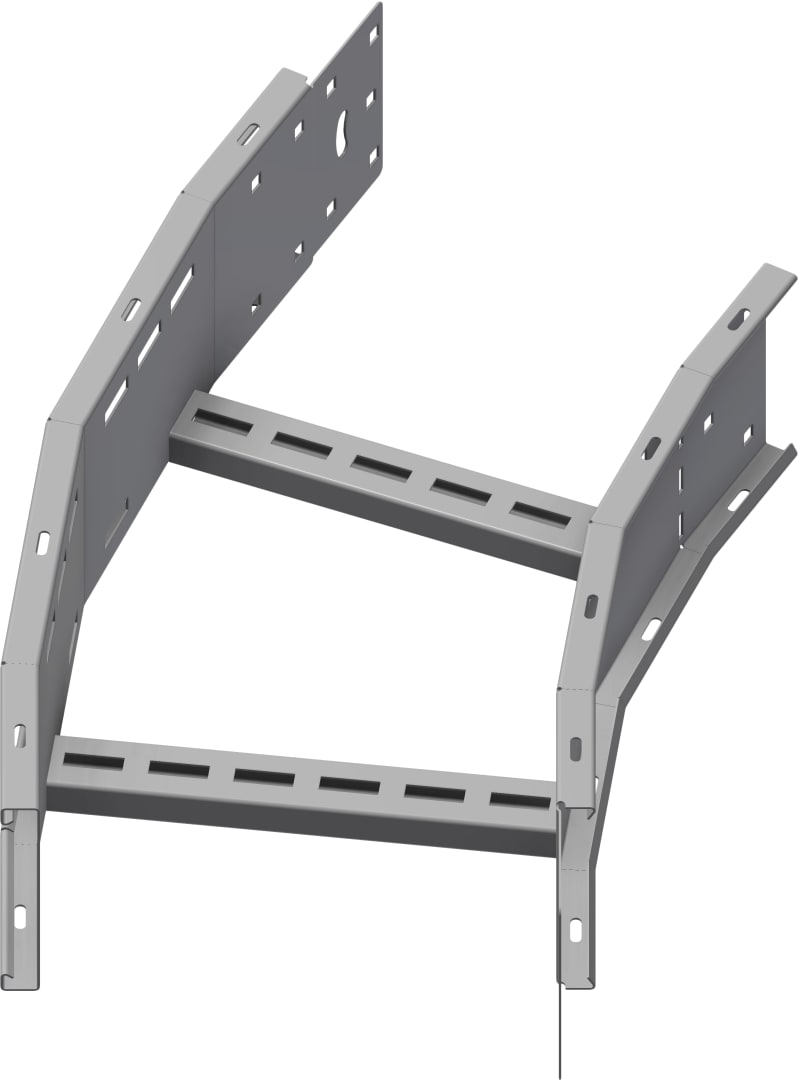 Øglænd System OE150 Flat Elbow 30°, 300 mm, R900, Stainless Steel