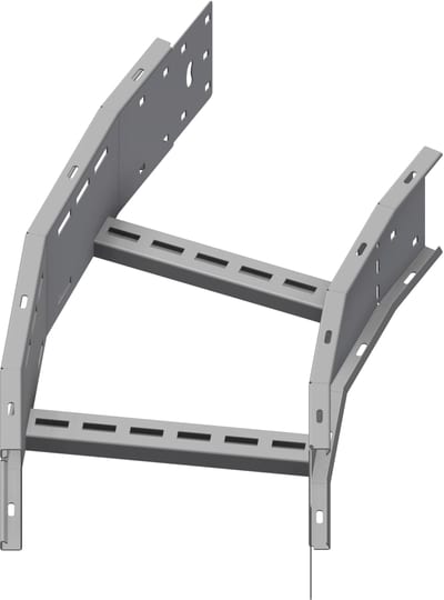 Øglænd System OE150 Flat Elbow 30°, 300 mm, R900, Stainless Steel