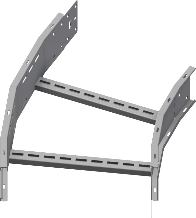 Øglænd System OE150 Flat Elbow 30°, 450 mm, R900, Stainless Steel