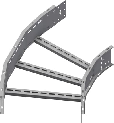 Øglænd System OE150 Flat Elbow 45°, 600 mm, R600, Stainless Steel