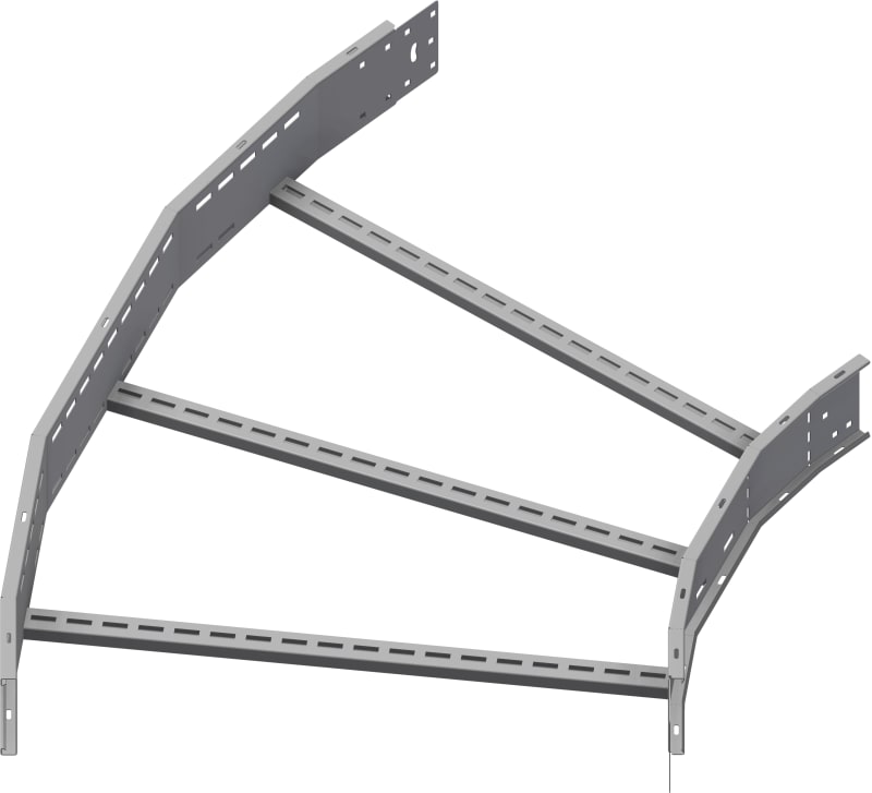 Øglænd System OE150 Flat Elbow 45°, 900 mm, R900, Stainless Steel