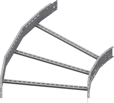 Øglænd System OE150 Flat Elbow 45°, 900 mm, R900, Stainless Steel