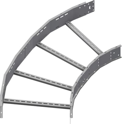 Øglænd System OE150 Flat Elbow 60°, 600 mm, R900, Stainless Steel