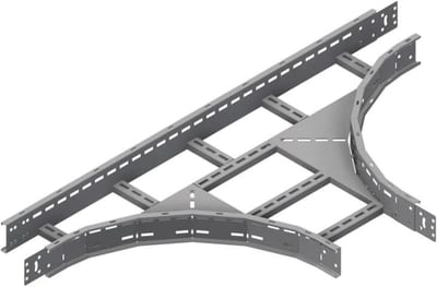 Øglænd System OE100 Tee, 150/300 mm, R600, Stainless Steel