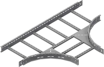 Øglænd System OE100 Tee, 450/450 mm, R600, Stainless Steel