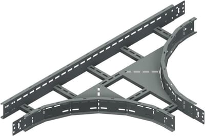 Øglænd System OE100 Tee, 150/150 mm, R600, Hot-Dip Galvanised
