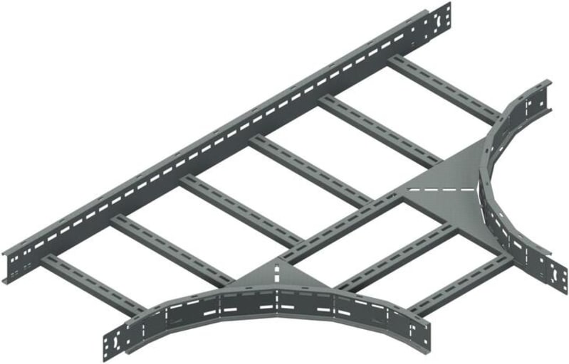 Øglænd System OE100 Tee, 450/450 mm, R600, Hot-Dip Galvanised