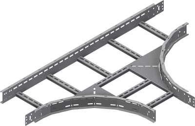 Øglænd System OE100 Tee, 600/600 mm, R600, Hot-Dip Galvanised