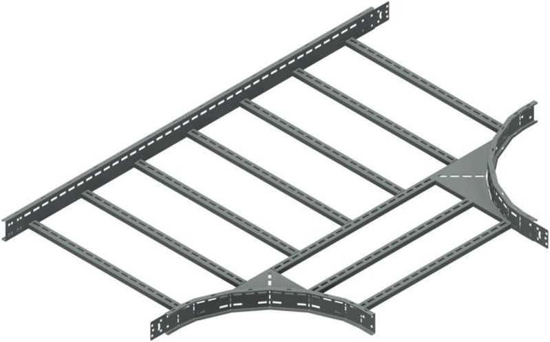 Øglænd System OE100 Tee, 900/900 mm, R600, Hot-Dip Galvanised