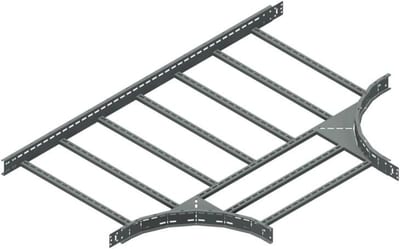 Øglænd System OE100 Tee, 900/900 mm, R600, Hot-Dip Galvanised