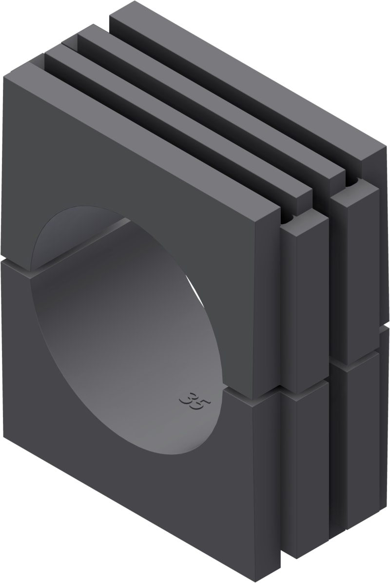 Øglænd System 1384924 INKO-M FC 6-13 SS Locking Plate, Stainless Steel