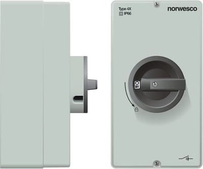 norwesco DCM 425 DC Load Break Switch 4-Pole 25 A for PV Systems