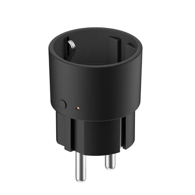 Smart plug on/off black,16A,mesh,BT