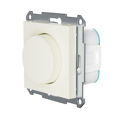 Rotary dimmer EW,ph,1-2POL,300VA,BT,mesh