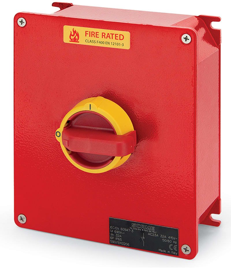 Safety Switch, Fire-Rated, 32 A 3-Pole (602530)