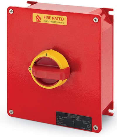 Safety Switch, Fire-Rated, 63 A 3-Pole