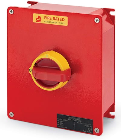 Safety Switch, Fire-Rated, 125 A 3-Pole
