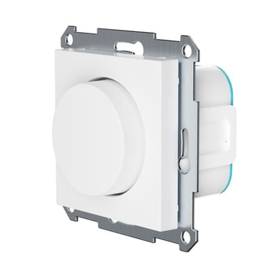 Rotary dimmer SW,white,1-2POL,300VA,BT,mesh