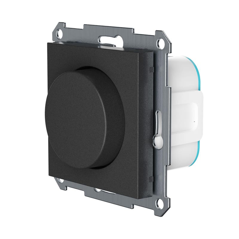 Rotary dimmer SA,ant,1-2POL,300VA,BT,mesh (VRI-02-SA)