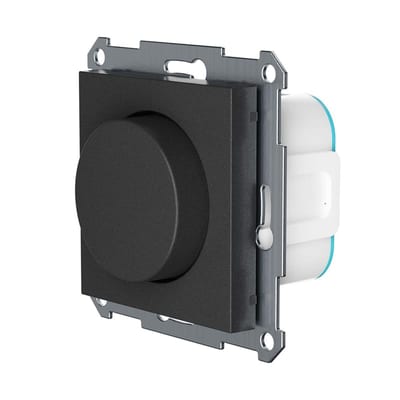 Rotary dimmer SA,ant,1-2POL,300VA,BT,mesh