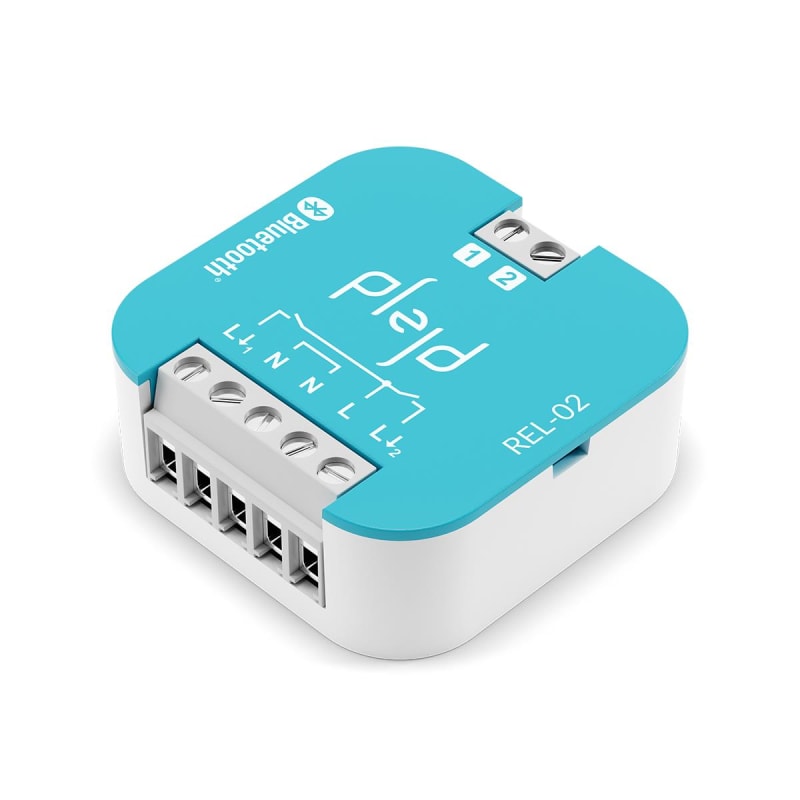 Double Relay, 16 A / 2, Bluetooth, Mesh (REL-02)