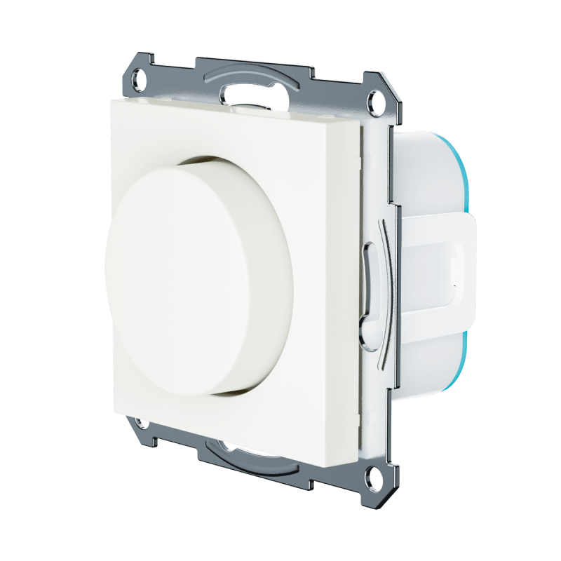 Rotary dimmer AW, white,1-2POL,300VA,BT,mesh (VRI-02-AW)