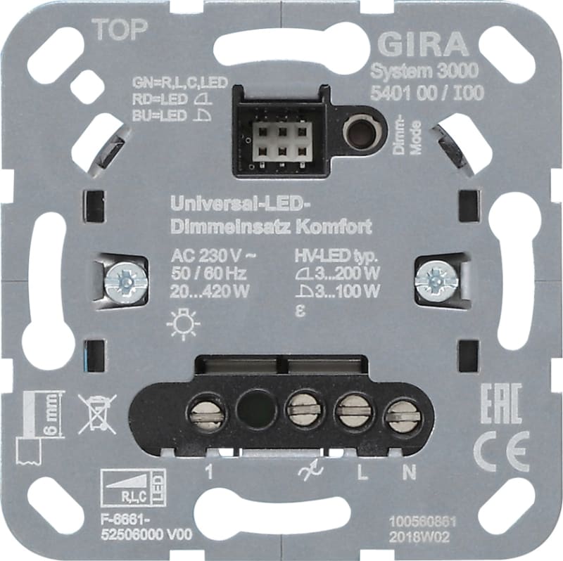 S3000 LED Dimmer UNIV. COMF. (540100)