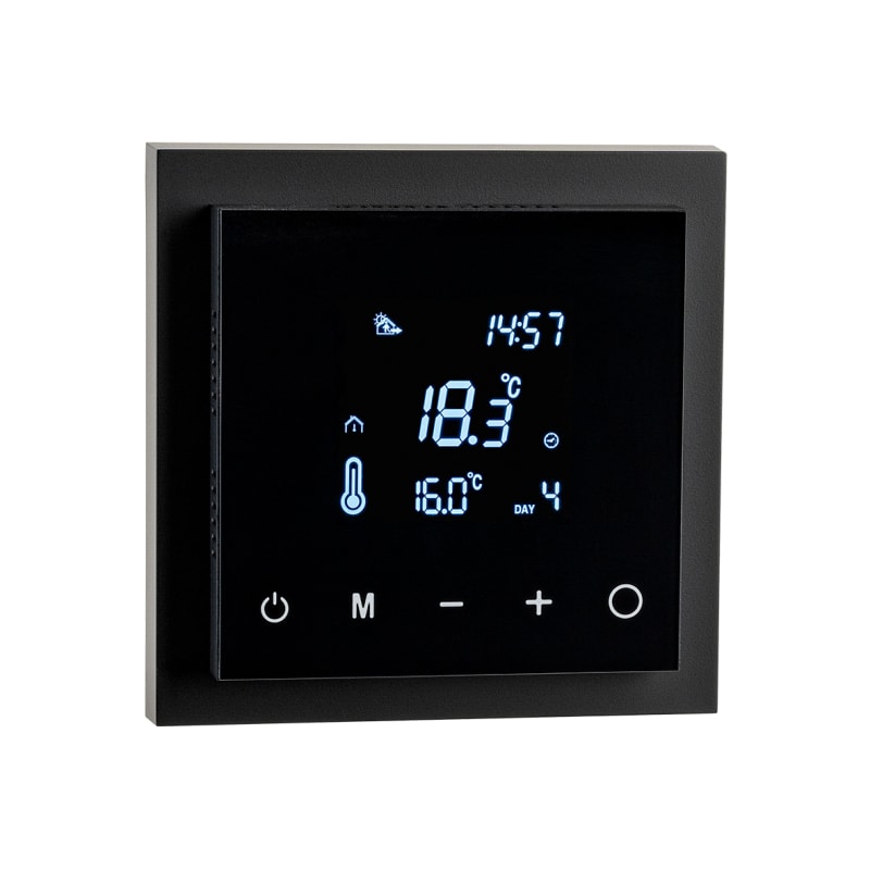 Heatreg 1-Pole 13A Black (820451)