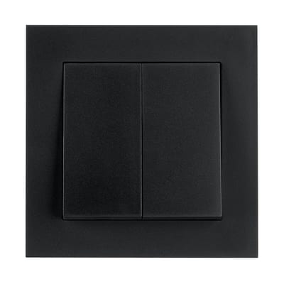 Switch IF 1+1 Black (76041)