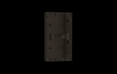 WALL-Mounted Cover 2X Black