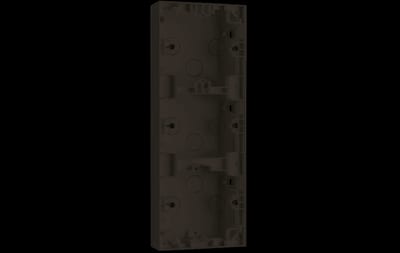 WALL-Mounted Cover 3X Black