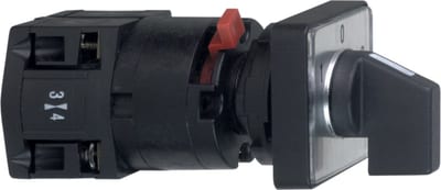 Selector switch 2 POSITIONS WITH OFF POSITION2-POLE