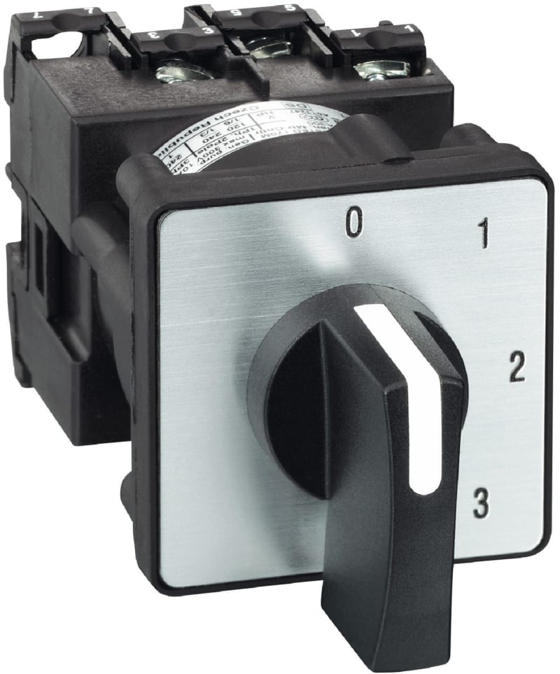 Schneider Electric Harmony K1, K2, Cam stepping switch, 1 pole,, 45°, 12 A, screw mounting K1C003QLH