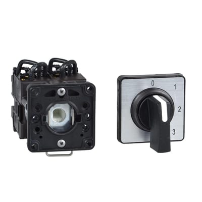 Schneider Electric K2F013UCH Cam Selector Switch, 2 Positions, 3-Pole, Ø22 mm