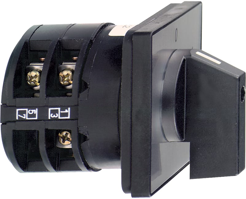 Schneider Electric Harmony K1, K2, Cam reversing switch, 3 poles, with off position, 60° switching angle, 32 A, multi-fixing K30E003WP