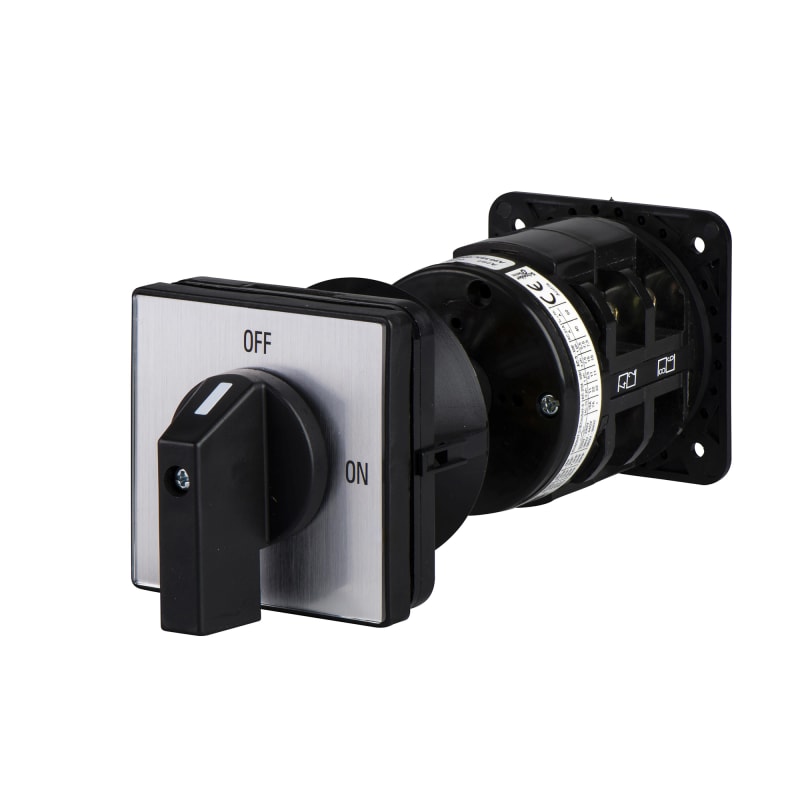 Schneider Electric cam changeover switch - 3-Pole - 60° - 50 A - screw mounting K50E003WP