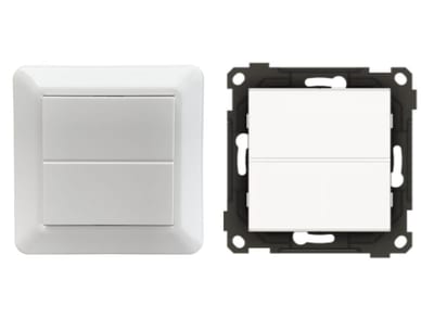 Casambi single switch 2-Channel polar-white