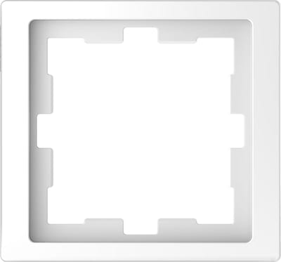 Schneider Electric Cover frame, Merten D-Life, 1 hallway, lotus white MTN4010-6535