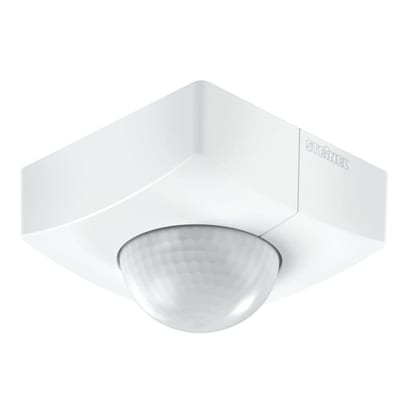 Steinel IS 3360 Square COM1 Ceiling Motion Sensor 360°, White