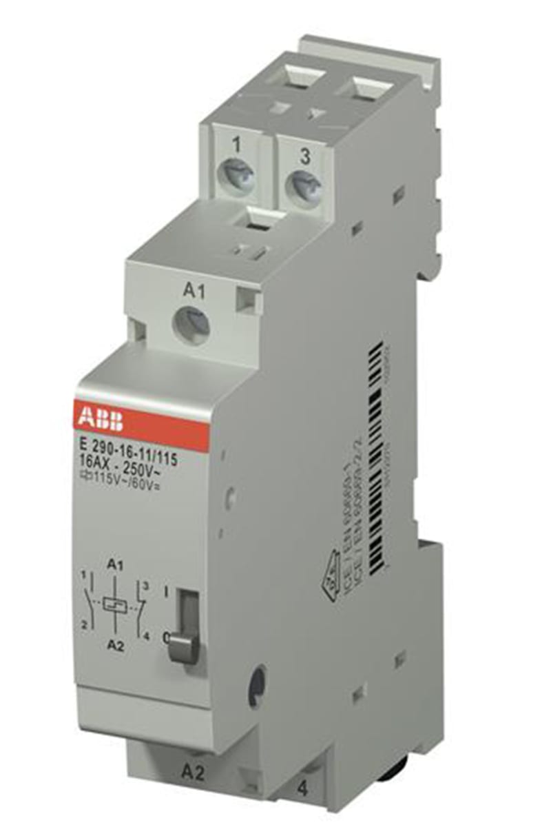 ABB E290-16-11/115 impulse relay, 16 A, 115 V AC / 60 V DC