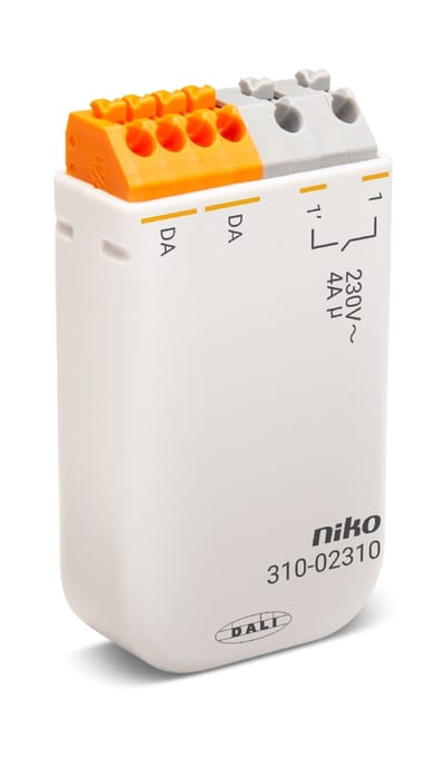 DALI-2 relay module for recessed mounting
