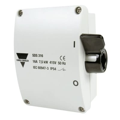 3 pole 16A, enclosed IP54 (SDS316M25)