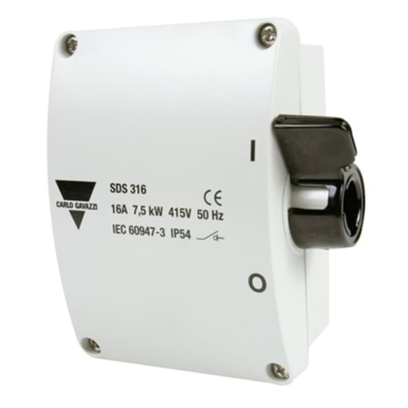 3 pole 16A with auxiliary contact (SDS316AUXM25)