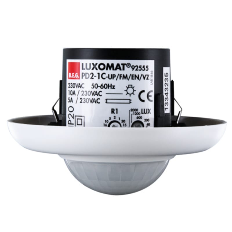 Carlo Gavazzi 92555 Ceiling Flush-Mount Presence Detector 360 Degree PIR