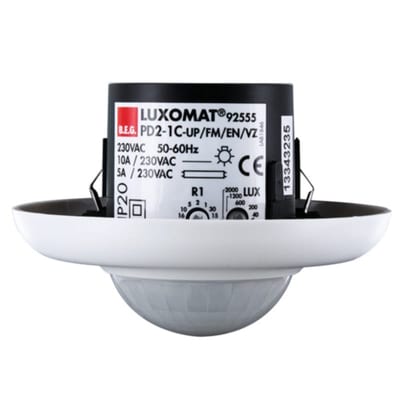Carlo Gavazzi 92555 Ceiling Flush-Mount Presence Detector 360 Degree PIR