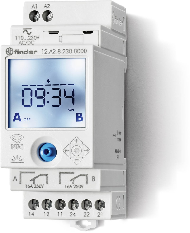 Astro Time Switch with 2 Outputs (12.A2.8.230.0000)