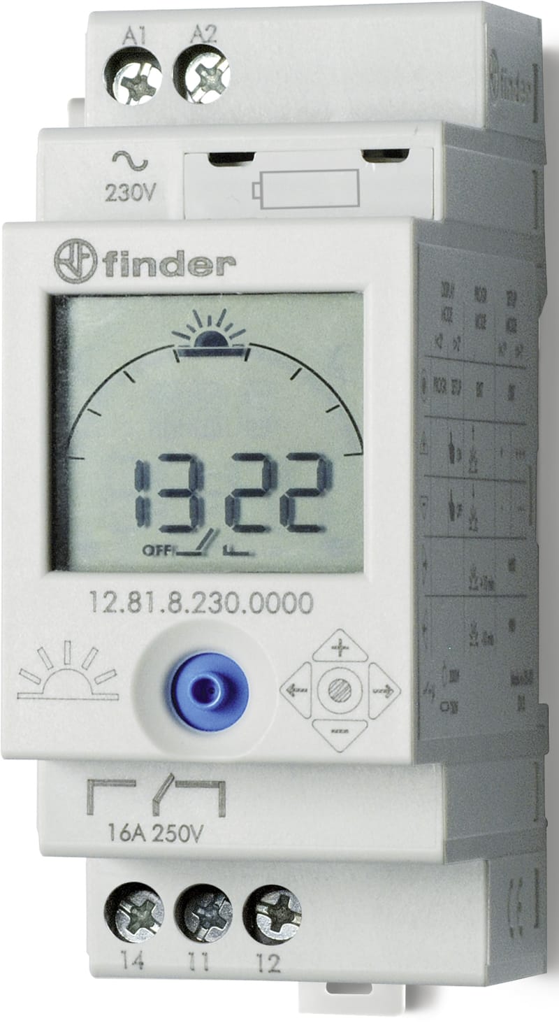 Astro time switch with 1 output (12.81.8.230.0000)