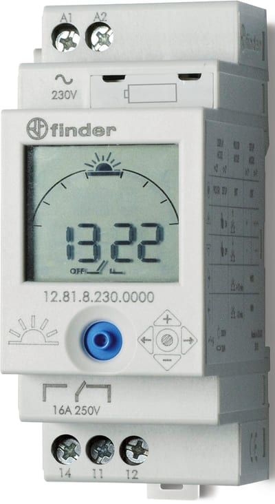 Astro time switch with 1 output