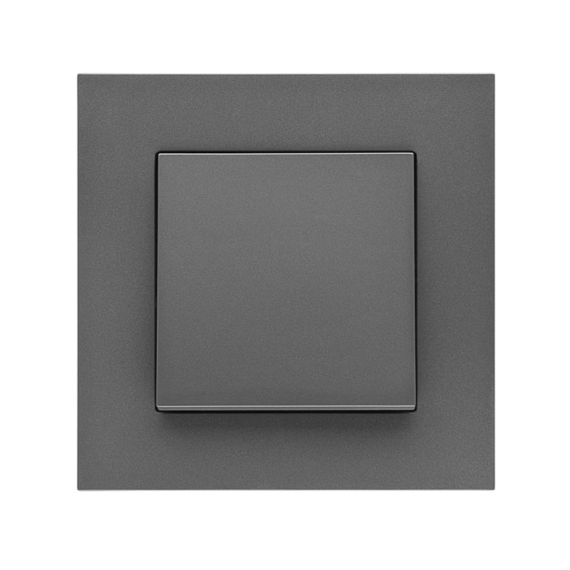 Switch 16 A, Two-Way (16/6), Screw Terminals, S55, Matt Grey (1406535)