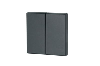 Eaton double rocker anthracite 55x55 mm